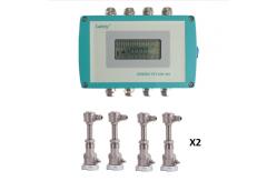 China CE 2 Channels Battery Power  Transit Time Ultrasonic Flow Meter supplier