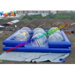 Heat Sealed Durable Cube Inflatable Water Pools For Water Ball Games for sale
