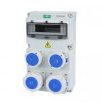 63A IP67 230V 400V Dustproof PC Power Distribution Box IEC standard for sale