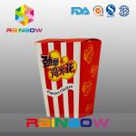 Fast Food Customized Paper Bags Popcorn Fried Chicken Paper Bags for sale
