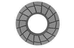 China Alloy Double Pulp Refiner Disc For Paper Mill supplier