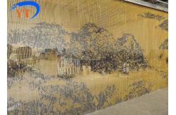 China Aluminum Kitchen Decoration Chain Link Curtain With Pattern supplier