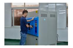 China CE Certification Simulated Environmental Touch Screen Xenon UV Test Chamber supplier