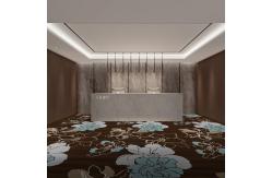 China Leaf And Flower Element Nylon Wall To Wall Printed Carpet For Room supplier