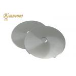 Tobacco Cutting Tungsten Cemented Carbide Disc Cutter Blade / Knief Round Shape for sale