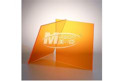 China 3mm Acrylic Orange Perspex Sheet Cutting Perspex Plastic Board Sheet Plexiglass supplier