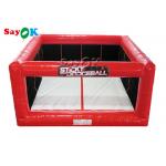 Inflatable Jump Game 2 In 1 Inflatable Sticky Dodgeball Court Fun Dodge Ball Game Arena for sale