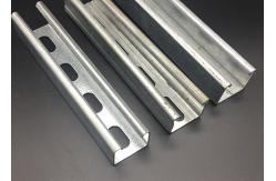 China Pregalvanized Plain Slotted Unistrut C Channel Rail supplier