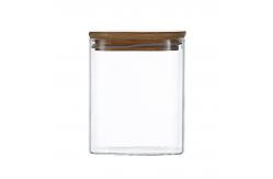 China 1000ml Airtight Borosilicate Glass Food Storage Jars supplier