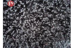 China Knitting Polyester Plush Toy Fabric Soft Frizzle Fur Plush Hair Curly Hair Fabric supplier