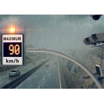 High Luminance Electronic Speed Signs With Nichia High Intensity Led Technology for sale