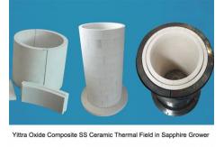 China ZrO2 Shield Zirconium Oxide Ceramics For Sapphire Crystal Growth By Kyropoulos Method supplier