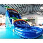 0.55mm PVC Outdoor Inflatable Water Slides Kids Bounce House for sale