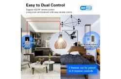 China 433.92MHZ Wireless Remote Switch Lighting System Smart Wall Light supplier