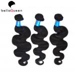7A Brazilian Virgin Human Hair Extension , Black Virgin Remy Hair Weave for sale