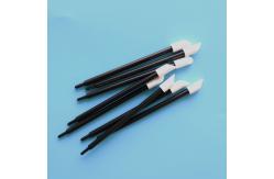 China Black PP Stick 8mm PU Foam Swab High Absorbency Printhead Cleaning Swab supplier