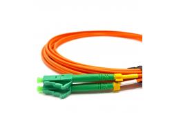 China 0.3dB Lc Lc Duplex 50 125 Multimode Fiber Patch Cable supplier