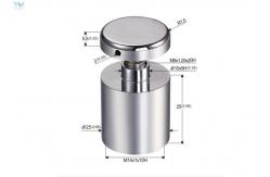 China Aluminium Cable Display Components Anodized Silver Finish Sign Standoff supplier