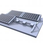 Eco Friendly Stainless Steel Adjustable Solar Panel Brackets / Photovoltaic Bracket For Sustainable Energy for sale