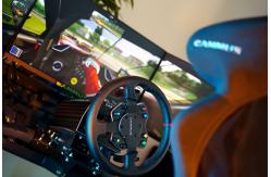 China Amusement Park Racing Arcade Machine 15Nm PC Gaming Rig Simulator supplier