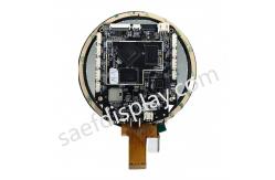 China 3.4 Inch Round TFT LCD Advertising Media Monitor With Android RK3566 supplier