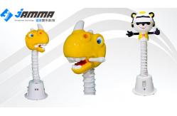 China Panda Head Coin Operated Virtual Reality Cinema , Adjustable Height Kids VR Machine supplier