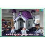 Halloween Cryptic Ghost Castle House Inflatable Holiday Decorations With Led Lights for sale