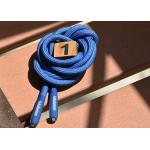 Transparent Silicone Tips Polyester Braided Rope Logo Printed for sale