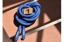 China Transparent Silicone Tips Polyester Braided Rope Logo Printed supplier