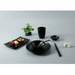 Black 260cc 100% A5 Melamine Cups Mugs Go With Ramen Bowl