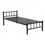 Hotel Extra Single Folding Metal Bed Electrostatic Powder Coating for sale
