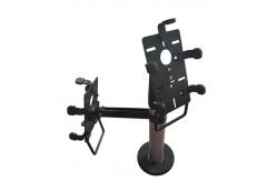 China Adjustable Black Smart 2 In 1 Rotatable POS Terminal Stand supplier