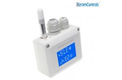 China Air Temperature And Humidity Sensor RS485 Wall Mount Temp Humid Transmitter supplier
