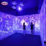 Seamless Blending Immersive Holographic Display Giant Canvas Projection Mapping