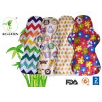 Colorful Bamboo Waterproof Changing Pad , Absorbed Breathable Bamboo Panty Liners for sale
