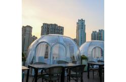 China Transparent Clear PC 6m Geodesic Dome House Igloo With Aluminum Frame supplier