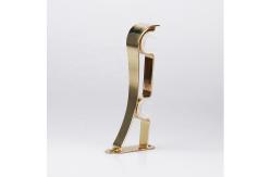 China Stainless Steel Extendable Double Curtain Pole Brackets supplier