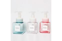 China 450ml PETG Square Soap Dispenser 650ML 250ml Foam Pump Plastic Bottles supplier