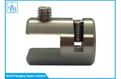 China Display Fixture Glass Clamps And Mounting Clips For Led Alu Profiles Ceiling supplier