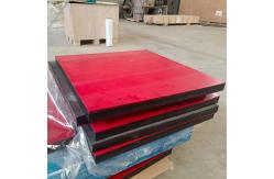 China Casting Urethane Polyurethane Natural Rubber Lining For Conveyor Chute supplier