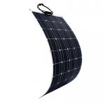 Lightweight And Easy To Install 100w 12v Semi Flexible Solar Panel For Car Boats for sale