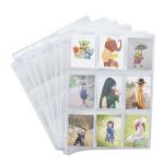 Waterproof 9 Pocket Baseball Card Protectors , 0.1mm Magnetic Card Holder for sale
