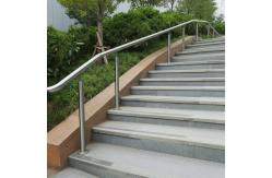 China Non-Slip Stainless Steel Handrails for Sloped Pathways supplier