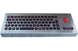 China Waterproof  Stand alone movable Industrial Keyboard With Trackball for Army , Navy supplier