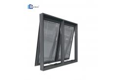 China Top Hung Double Glazed Awning Windows , Custom Aluminum Storm Windows supplier