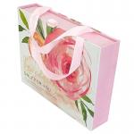 Paper Wedding Candy Gift Bag With Pink Ribbon Handle for sale