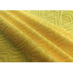 210GSM Soft 100% Polyester Embossed Pattern Micro Velvet Fabric For Home Textile - Yellow for sale