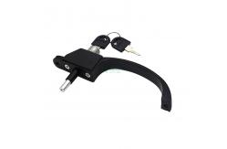 China High Security Aluminum Sliding Screen Window Handle Lock With Key supplier