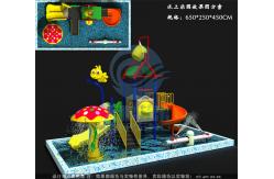 China Children Backyard Spray Park 25 Sqm Mushroom Style With Water Fountain supplier