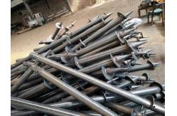 China Directly Buried Helix Ground Anchors Galvanized Photovoltaic Bracket Helix Screw Piles supplier